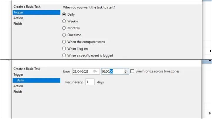 Hẹn Giờ Mở Máy Tính Bằng Task Scheduler