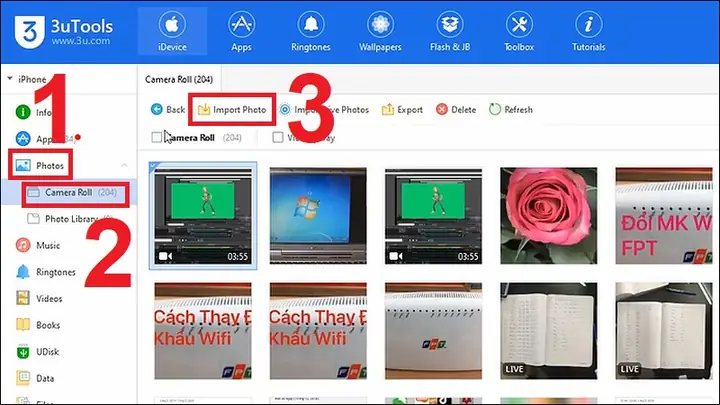 Chuyển Hình Ảnh Từ Máy Tính Vào Iphone Bằng 3utools Chuyển Hình Ảnh Từ Máy Tính Vào Iphone Bằng 3utools