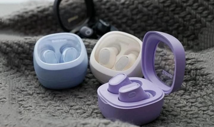 Hình ảnh minh họa thiết kế nhỏ gọn của tai nghe Baseus WM02