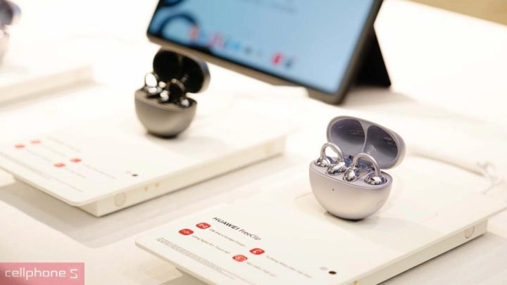 Hình ảnh mô tả các thiết bị âm thanh không dây của Huawei