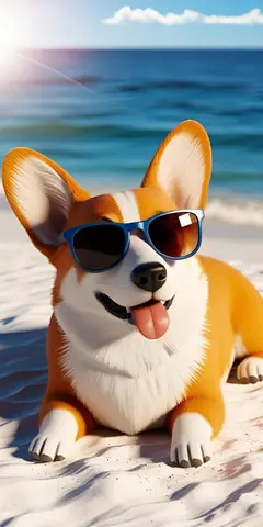 Corgi 3d Vừa Ngầu Vừa Dễ Thương