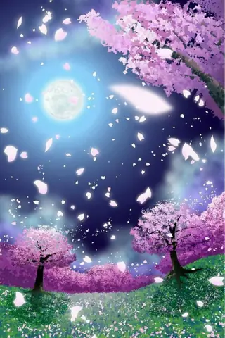 Hình Nền Hoa Đào Anime Hình Nền Hoa Đào Anime