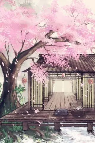 Hình Nền Hoa Đào Anime Hình Nền Hoa Đào Anime