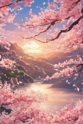 Hình Nền Hoa Đào Anime Hình Nền Hoa Đào Anime