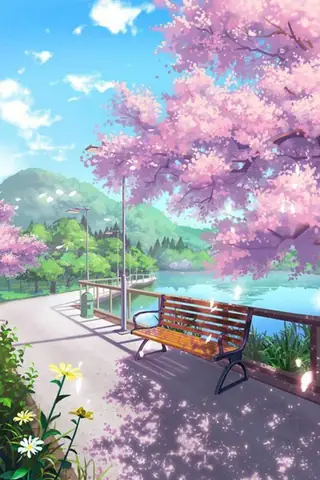 Hình Nền Hoa Đào Anime Hình Nền Hoa Đào Anime