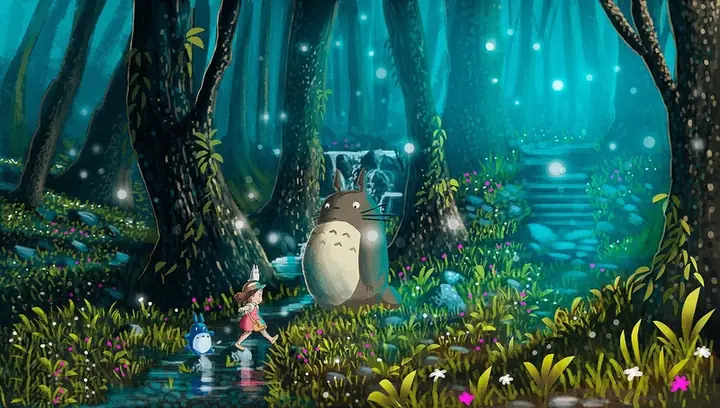 Hình Nền Máy Tính Dễ Thương Chủ Đề Phim Ghibli