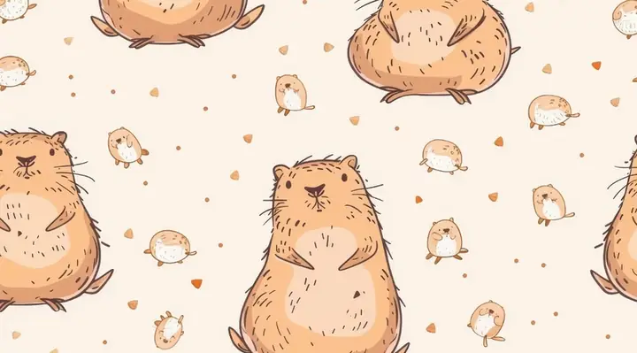 Hình Nền Máy Tính Capybara