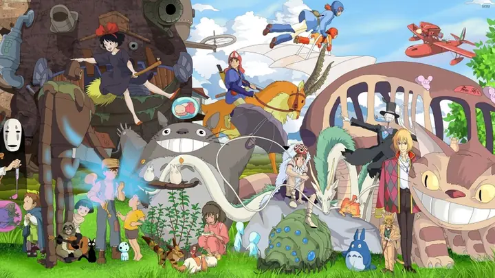 Hình Nền Máy Tính Dễ Thương Chủ Đề Phim Ghibli