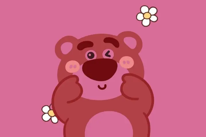 Hình Nền Máy Tính Gấu Dâu Lotso