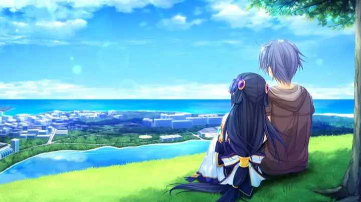 Hình Nền Máy Tính Anime Tình Yêu