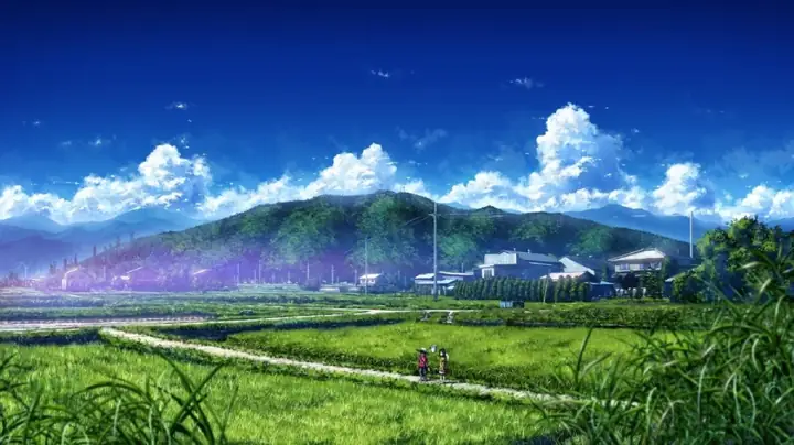 Hình Nền Máy Tính Anime Thiên Nhiên