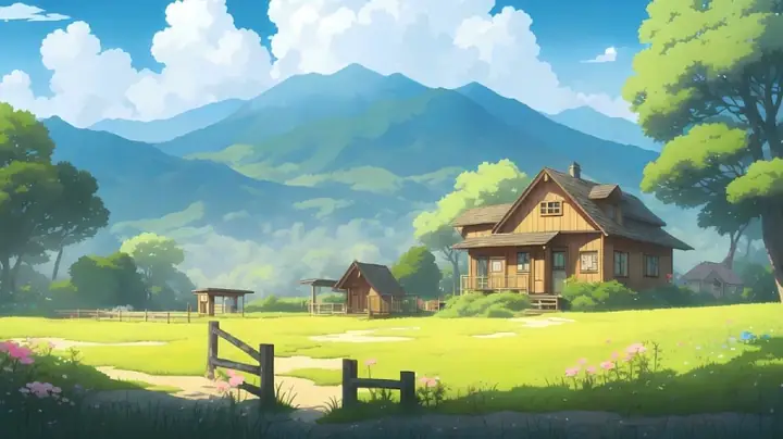 Hình Nền Máy Tính Anime Thiên Nhiên