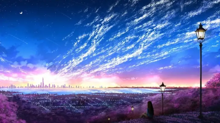 Hình Nền Máy Tính Anime Thiên Nhiên