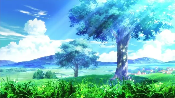 Hình Nền Máy Tính Anime Thiên Nhiên
