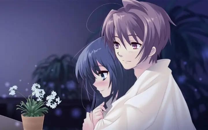 Hình Nền Máy Tính Anime Tình Yêu