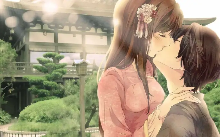 Hình Nền Máy Tính Anime Tình Yêu