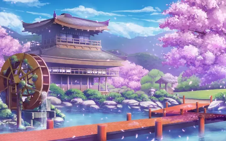 Hình Nền Máy Tính Anime Thiên Nhiên