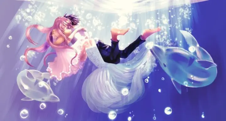 Hình Nền Máy Tính Anime Tình Yêu