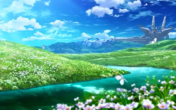 Hình Nền Máy Tính Anime Thiên Nhiên