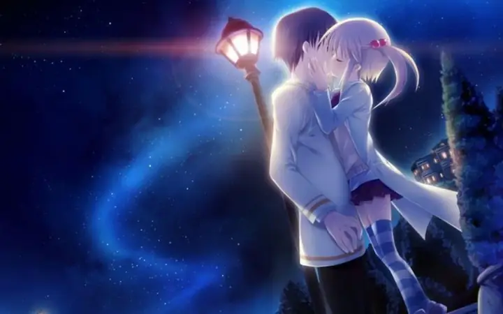 Hình Nền Máy Tính Anime Tình Yêu