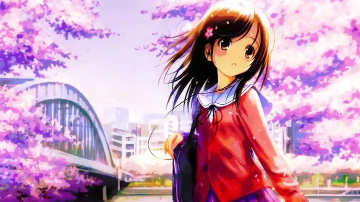 Hình Nền Anime Nữ Cho Máy Tính
