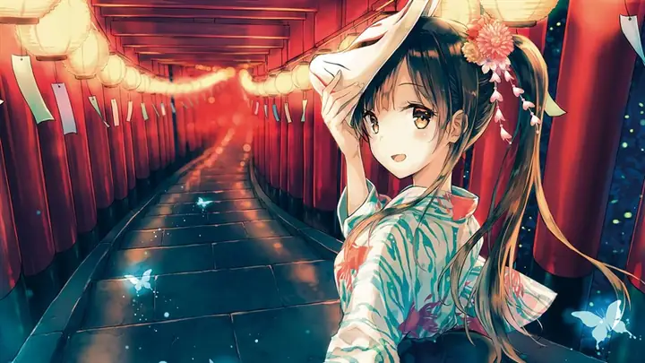 Hình Nền Anime Nữ Cho Máy Tính