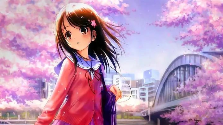 Hình Nền Anime Nữ Cho Máy Tính