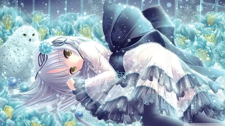 Hình Nền Anime Nữ Cho Máy Tính