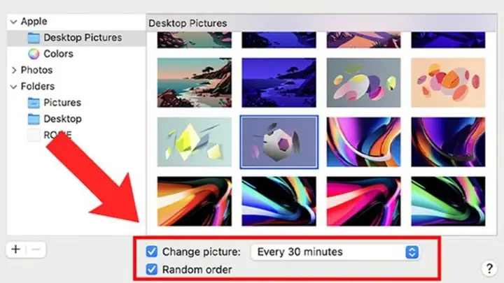 Trên Máy Macbook