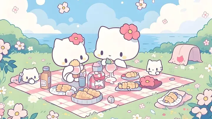 Hình Nền Hello Kitty Cho Máy Tính – Ngọt Ngào Từng Pixel