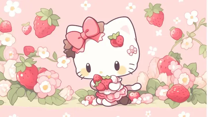 Hình Nền Hello Kitty Cho Máy Tính – Ngọt Ngào Từng Pixel