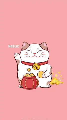 Hình Nền Mèo May Mắn Thần May Mắn