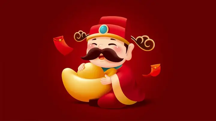 Hình Nền Ủng Hộ Thần Tài Và May Mắn