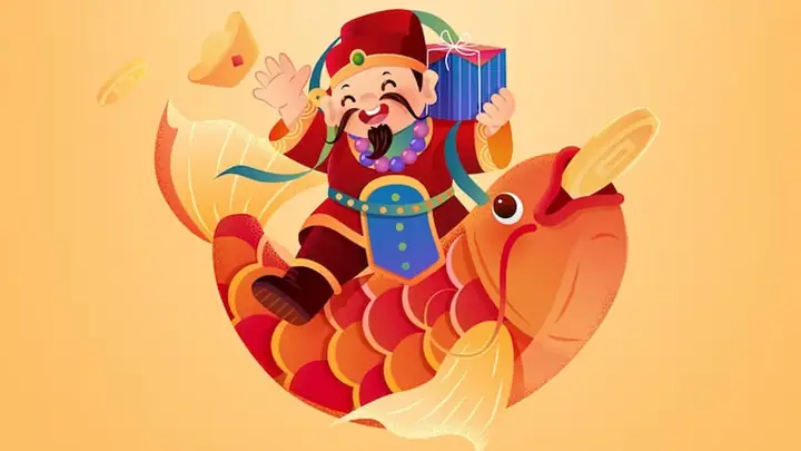 Hình Nền Ủng Hộ Thần Tài Và May Mắn