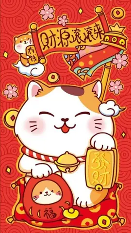 Hình Nền Mèo Thần Tài Được Yêu Thích