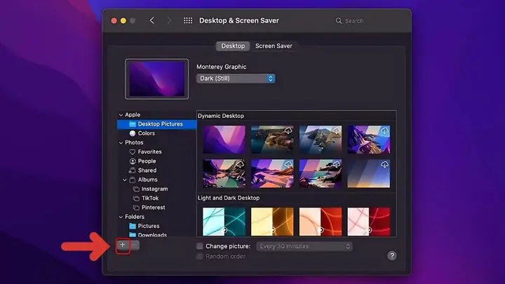 Cài Đặt Hình Nền Trên Macos