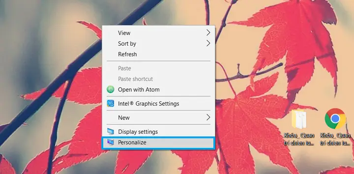 Cách Đổi Hình Nền Máy Tính Windows 10 Qua Menu Cài Đặt Nhanh