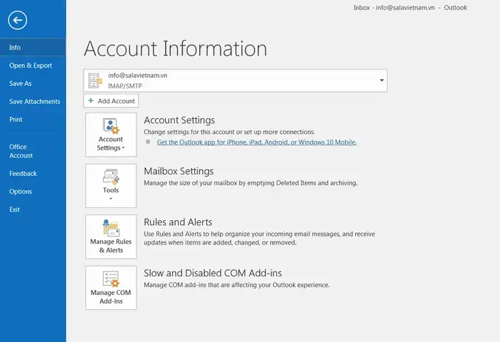 Chuẩn Bị Trước Khi Cài Đặt Outlook Trên Máy Tính