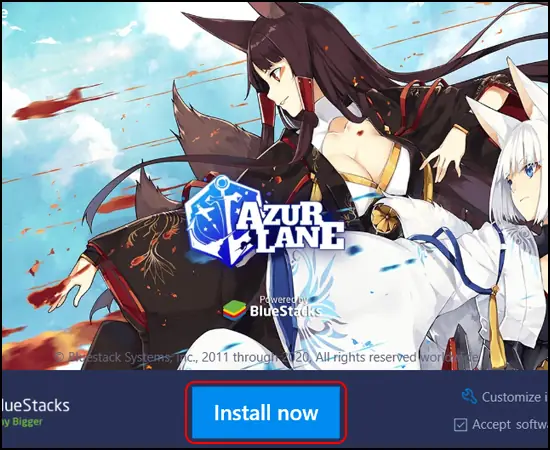 - Bước 2: Chọn Install Now