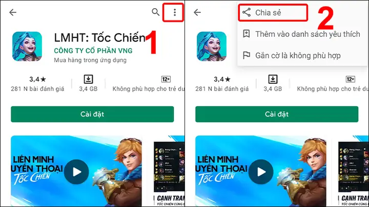 Lấy Link Tải Ứng Dụng Từ Ch Play Trên Điện Thoại