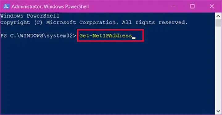 Xem Ip Bằng Powershell Xem Ip Bằng Powershell
