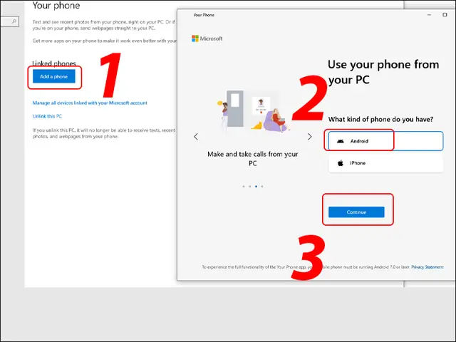 Kết Nối Bằng Tài Khoản Microsoft