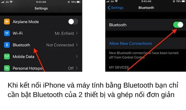 Kết Nối Iphone Với Máy Tính Qua Bluetooth