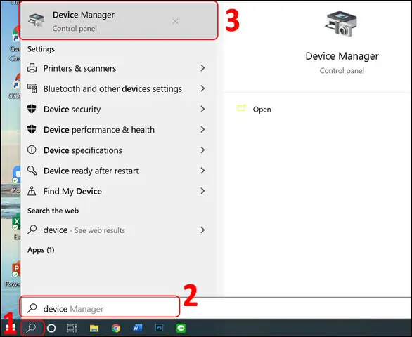 Không Nhận, Nhận Sai Hoặc Lỗi Driver