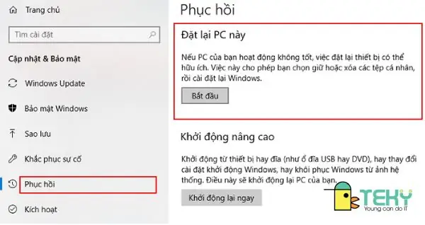 Sử Dụng Tính Năng Refresh Và Reset Trên Máy Sử Dụng Tính Năng Refresh Và Reset Trên Máy