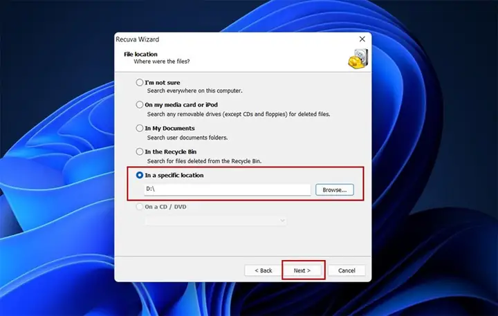 Sử Dụng Phần Mềm Recuva