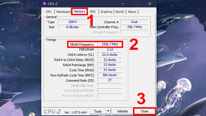 Kiểm Tra Bus Ram Bằng Phần Mềm Cpu-z