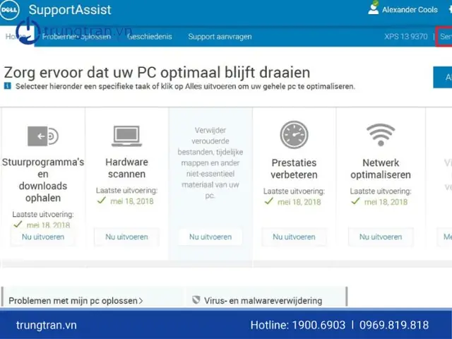 Kiểm Tra Thông Số Đời Laptop Dell Bằng Dell Supportassist
