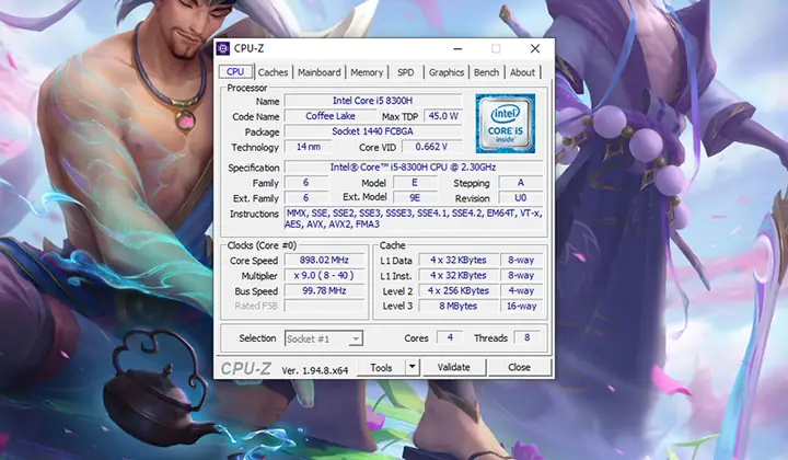 Kiểm Tra Cấu Hình Máy Tính Bằng Cpu-z Kiểm Tra Cấu Hình Máy Tính Bằng Cpu-z
