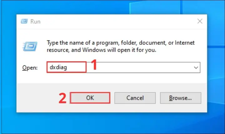 Kiểm Tra Ram Laptop Đang Chạy Thông Qua Dxdiag